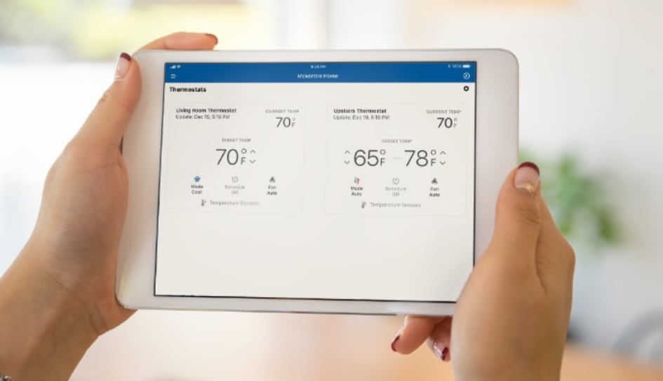 Thermostat control in Washington, DC